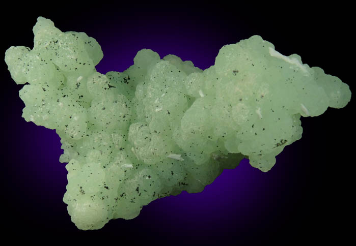 Prehnite pseudomorphs after Anhydrite with Laumontite from Upper New Street Quarry, Paterson, Passaic County, New Jersey