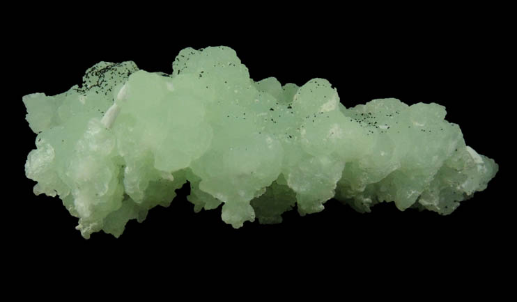 Prehnite pseudomorphs after Anhydrite with Laumontite from Upper New Street Quarry, Paterson, Passaic County, New Jersey