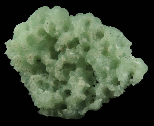 Prehnite pseudomorphs after Anhydrite with Laumontite from Upper New Street Quarry, Paterson, Passaic County, New Jersey