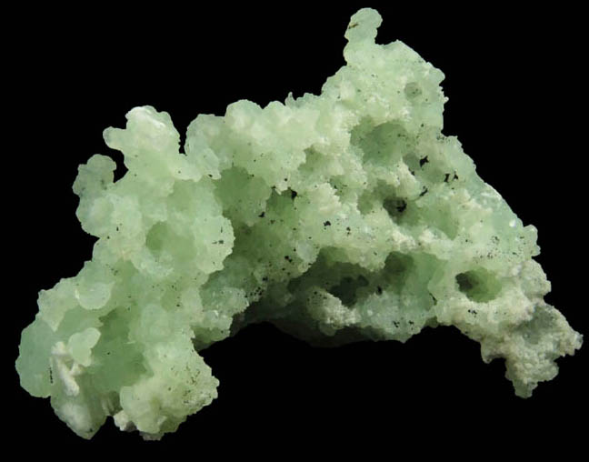 Prehnite pseudomorphs after Anhydrite with Laumontite from Upper New Street Quarry, Paterson, Passaic County, New Jersey