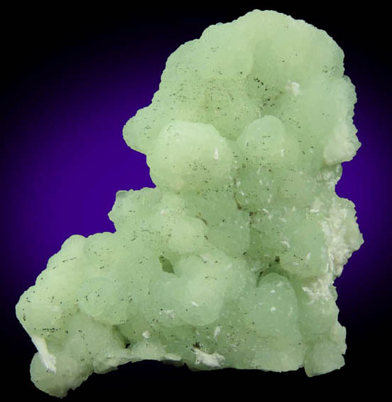 Prehnite pseudomorphs after Anhydrite with Chlorite and Laumontite from Upper New Street Quarry, Paterson, Passaic County, New Jersey