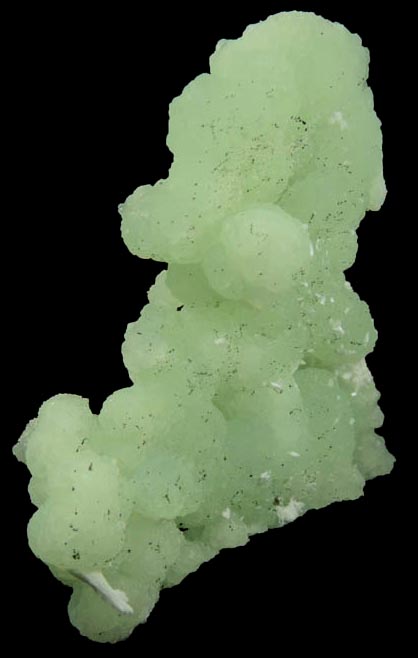 Prehnite pseudomorphs after Anhydrite with Chlorite and Laumontite from Upper New Street Quarry, Paterson, Passaic County, New Jersey