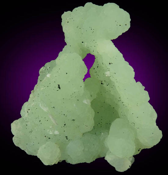 Prehnite pseudomorphs after Anhydrite with Chlorite and Laumontite from Upper New Street Quarry, Paterson, Passaic County, New Jersey