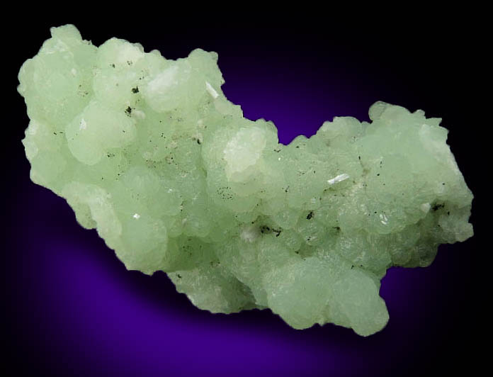 Prehnite pseudomorphs after Anhydrite with Laumontite from Upper New Street Quarry, Paterson, Passaic County, New Jersey