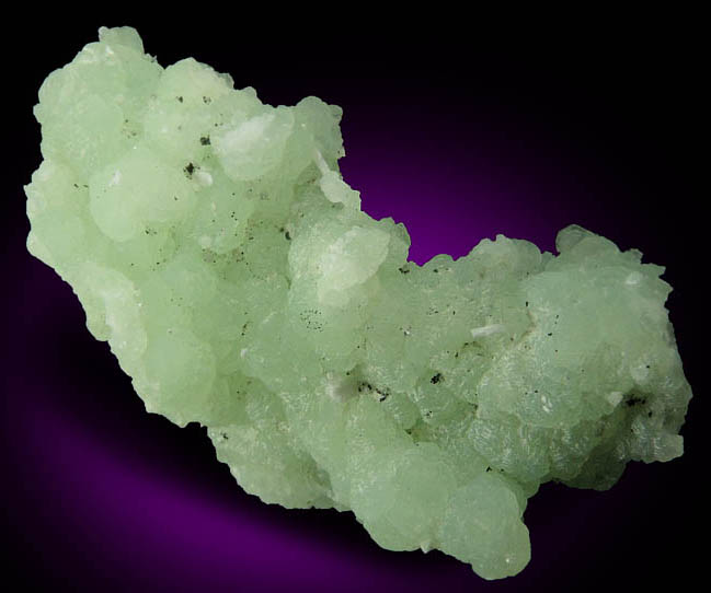 Prehnite pseudomorphs after Anhydrite with Laumontite from Upper New Street Quarry, Paterson, Passaic County, New Jersey