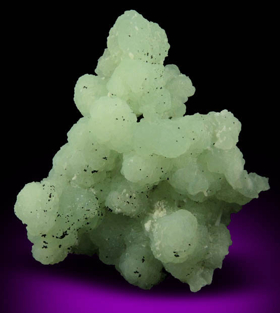 Prehnite pseudomorphs after Anhydrite with Laumontite from Upper New Street Quarry, Paterson, Passaic County, New Jersey