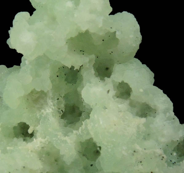 Prehnite pseudomorphs after Anhydrite with Laumontite from Upper New Street Quarry, Paterson, Passaic County, New Jersey