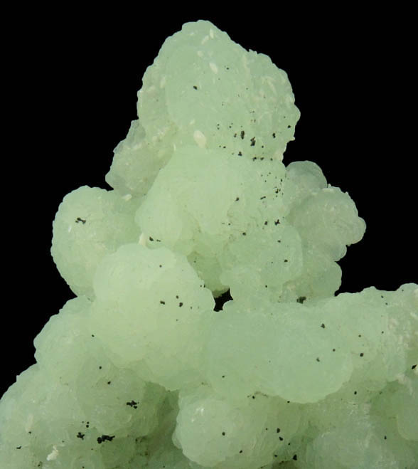 Prehnite pseudomorphs after Anhydrite with Laumontite from Upper New Street Quarry, Paterson, Passaic County, New Jersey