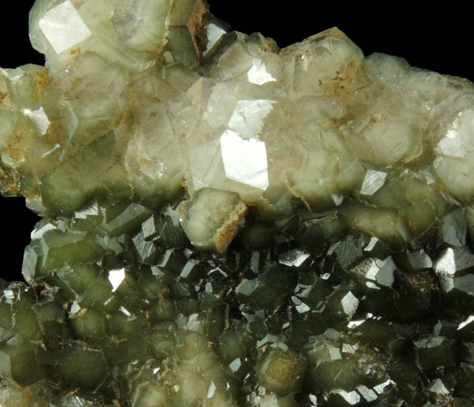 Apophyllite with Chlorite inclusions from Millington Quarry, Bernards Township, Somerset County, New Jersey