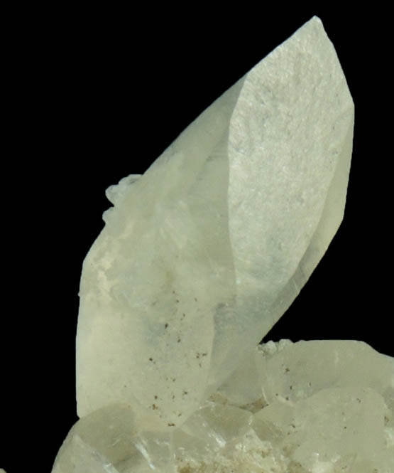 Calcite on Datolite from Millington Quarry, Bernards Township, Somerset County, New Jersey