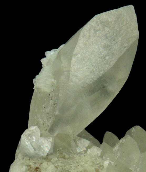 Calcite on Datolite from Millington Quarry, Bernards Township, Somerset County, New Jersey