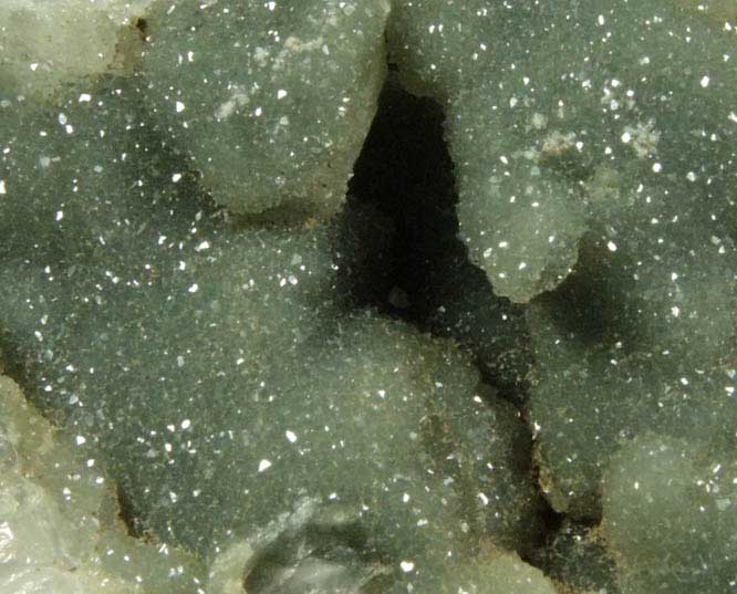 Apophyllite over Datolite from Millington Quarry, Bernards Township, Somerset County, New Jersey