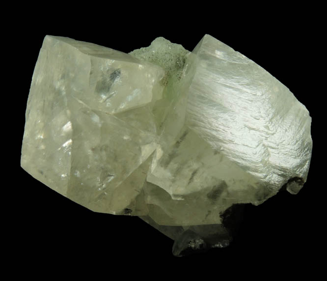 Calcite with minor Prehnite from Millington Quarry, Bernards Township, Somerset County, New Jersey