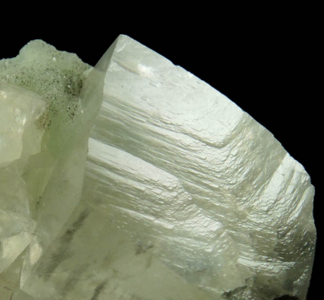 Calcite with minor Prehnite from Millington Quarry, Bernards Township, Somerset County, New Jersey