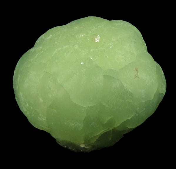 Prehnite with minor Calcite from Millington Quarry, Bernards Township, Somerset County, New Jersey