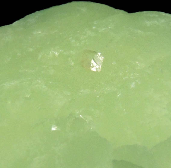 Prehnite with minor Calcite from Millington Quarry, Bernards Township, Somerset County, New Jersey