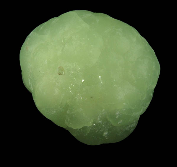 Prehnite with minor Calcite from Millington Quarry, Bernards Township, Somerset County, New Jersey