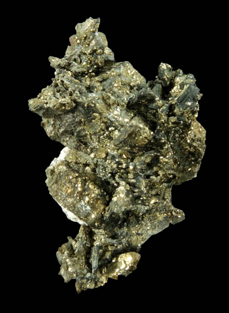 Covellite(?) with epitactic overgrowth of Pyrite from Millington Quarry, Bernards Township, Somerset County, New Jersey