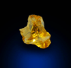 Diamond (0.22 carat fancy-yellow cavernous rough diamond) from Mbuji-Mayi, 300 km east of Tshikapa, Democratic Republic of the Congo