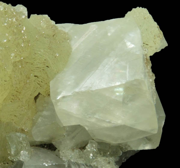 Calcite, Prehnite, Apophyllite from Millington Quarry, Bernards Township, Somerset County, New Jersey