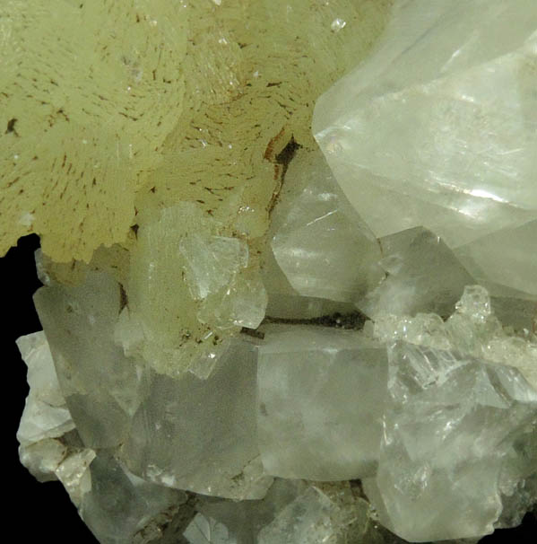 Calcite, Prehnite, Apophyllite from Millington Quarry, Bernards Township, Somerset County, New Jersey