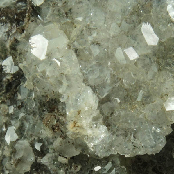 Apophyllite over Prehnite from Millington Quarry, Bernards Township, Somerset County, New Jersey