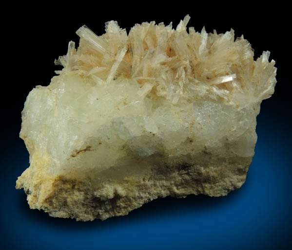 Pectolite over Datolite from Millington Quarry, Bernards Township, Somerset County, New Jersey