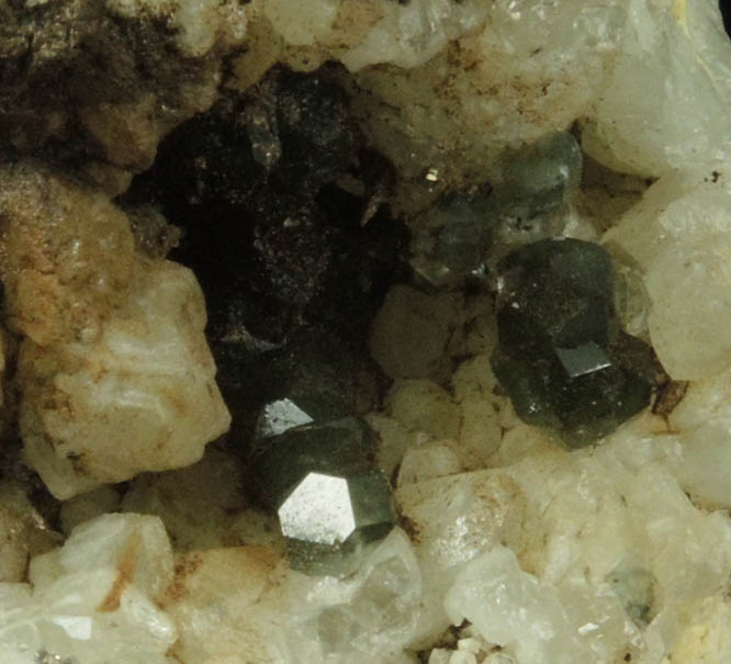 Apophyllite on Datolite from Millington Quarry, Bernards Township, Somerset County, New Jersey