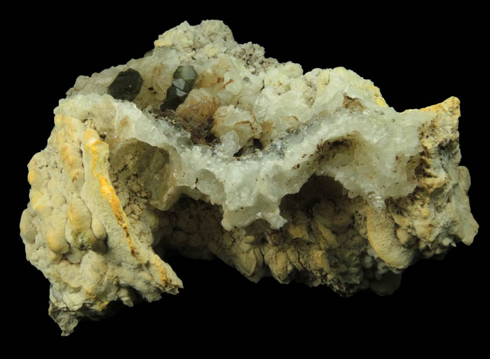 Apophyllite on Datolite from Millington Quarry, Bernards Township, Somerset County, New Jersey