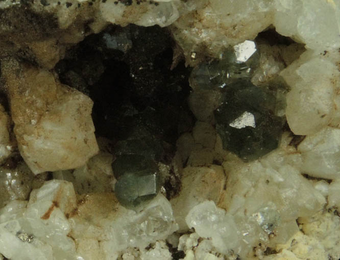 Apophyllite on Datolite from Millington Quarry, Bernards Township, Somerset County, New Jersey