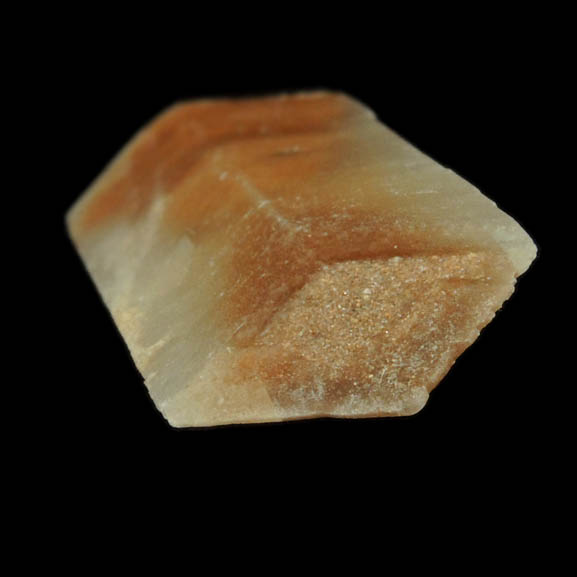 Gypsum var. Selenite with hour-glass shaped zoning from Great Salt Plains, near Jet, Alfalfa County, Oklahoma