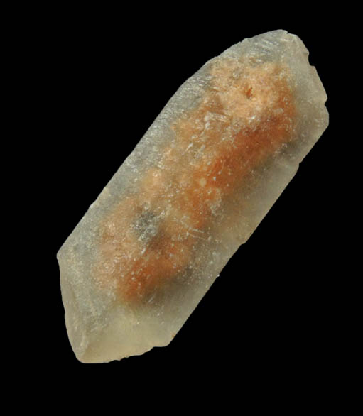 Gypsum var. Selenite with hour-glass shaped zoning from Great Salt Plains, near Jet, Alfalfa County, Oklahoma