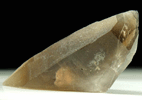 Quartz var. Smoky Quartz (with rare crystal faces) from Lake George District, Park County, Colorado