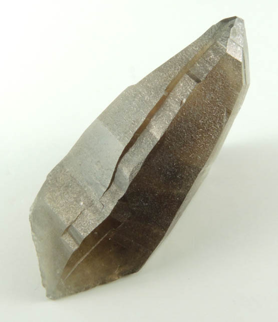 Quartz var. Smoky Quartz (with rare crystal faces) from Lake George District, Park County, Colorado