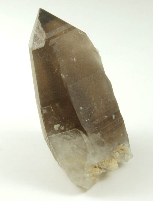 Quartz var. Smoky Quartz (with rare crystal faces) from Lake George District, Park County, Colorado