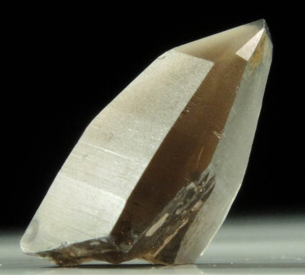 Quartz var. Smoky Quartz (with rare crystal faces) from Lake George District, Park County, Colorado