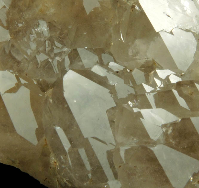 Quartz var. Smoky Quartz (parallel crystals) from North Moat Mountain, Bartlett, Carroll County, New Hampshire