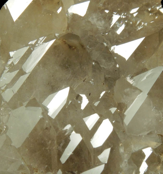 Quartz var. Smoky Quartz (parallel crystals) from North Moat Mountain, Bartlett, Carroll County, New Hampshire