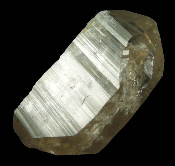 Quartz var. Smoky Quartz (doubly terminated crystal) from North Moat Mountain, Bartlett, Carroll County, New Hampshire