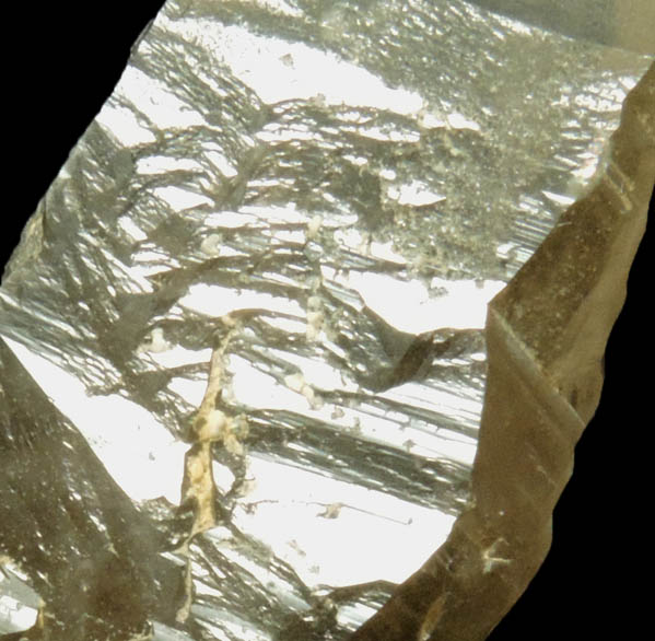 Quartz var. Smoky Quartz (doubly terminated asymmetric crystal) from North Moat Mountain, Bartlett, Carroll County, New Hampshire