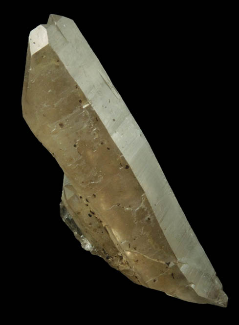 Quartz var. Smoky Quartz (doubly terminated crystals) from North Moat Mountain, Bartlett, Carroll County, New Hampshire