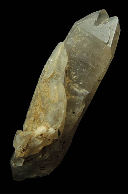 Quartz var. Smoky Quartz (doubly terminated crystals) from North Moat Mountain, Bartlett, Carroll County, New Hampshire
