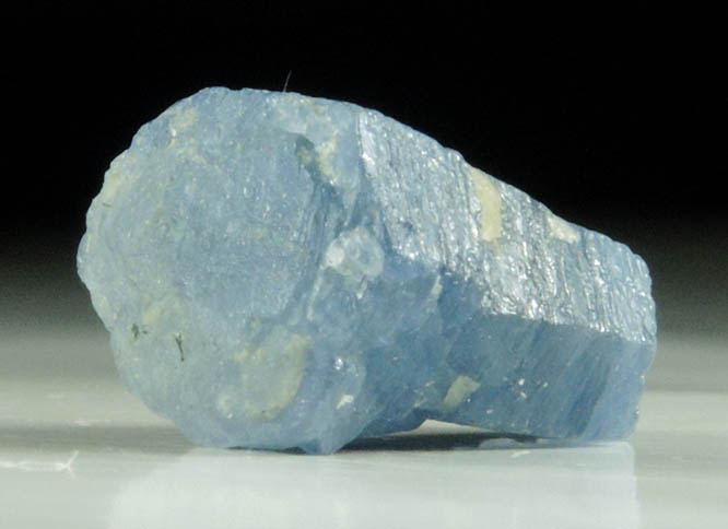 Corundum var. Blue Sapphire from Mogok District, 115 km NNE of Mandalay, Mandalay Division, Myanmar (Burma)