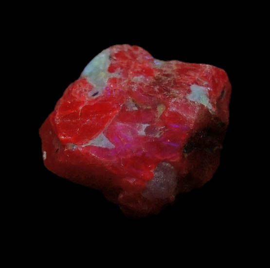 Corundum var. Ruby from Mogok District, 115 km NNE of Mandalay, Mandalay Division, Myanmar (Burma)