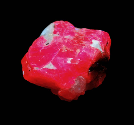 Corundum var. Ruby from Mogok District, 115 km NNE of Mandalay, Mandalay Division, Myanmar (Burma)