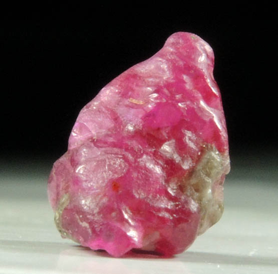 Corundum var. Ruby from Mogok District, 115 km NNE of Mandalay, Mandalay Division, Myanmar (Burma)