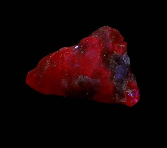 Corundum var. Ruby from Mogok District, 115 km NNE of Mandalay, Mandalay Division, Myanmar (Burma)