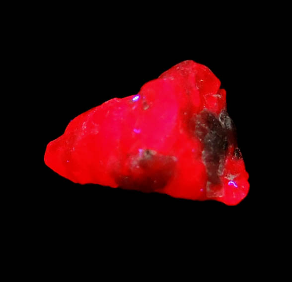 Corundum var. Ruby from Mogok District, 115 km NNE of Mandalay, Mandalay Division, Myanmar (Burma)