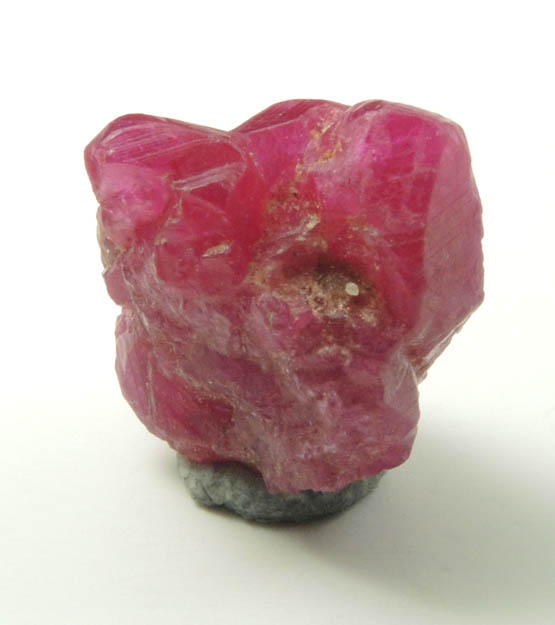 Corundum var. Ruby from Mogok District, 115 km NNE of Mandalay, Mandalay Division, Myanmar (Burma)