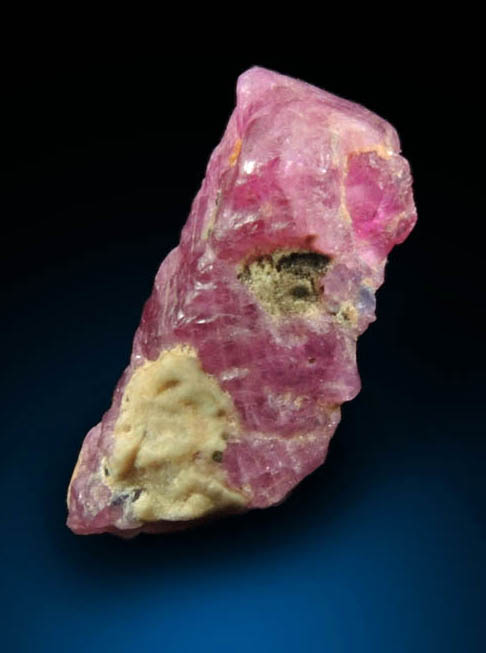 Corundum var. Ruby from Mogok District, 115 km NNE of Mandalay, Mandalay Division, Myanmar (Burma)